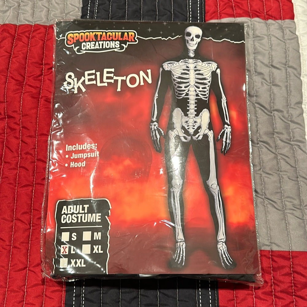 Skeleton Costume Adult Large